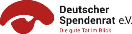 Logo Deutscher Spendenrat e.V. mit Slogan 'Die gute Tat im Blick'